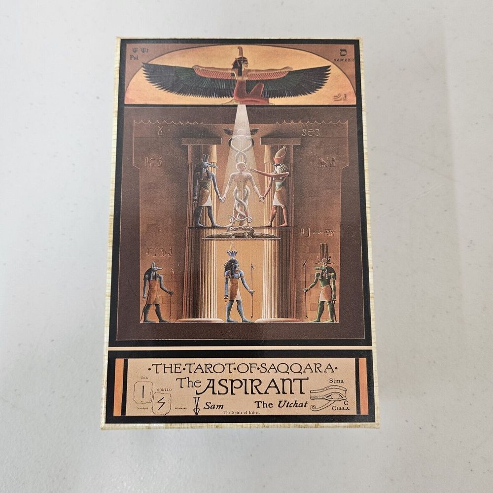 Imotep's The Tarot of Saqqara from Donald G. Beaman. A Sacred Tarot‎ Deck